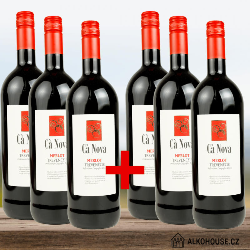 Merlot 1l - 6 lahví | Alkohouse.cz